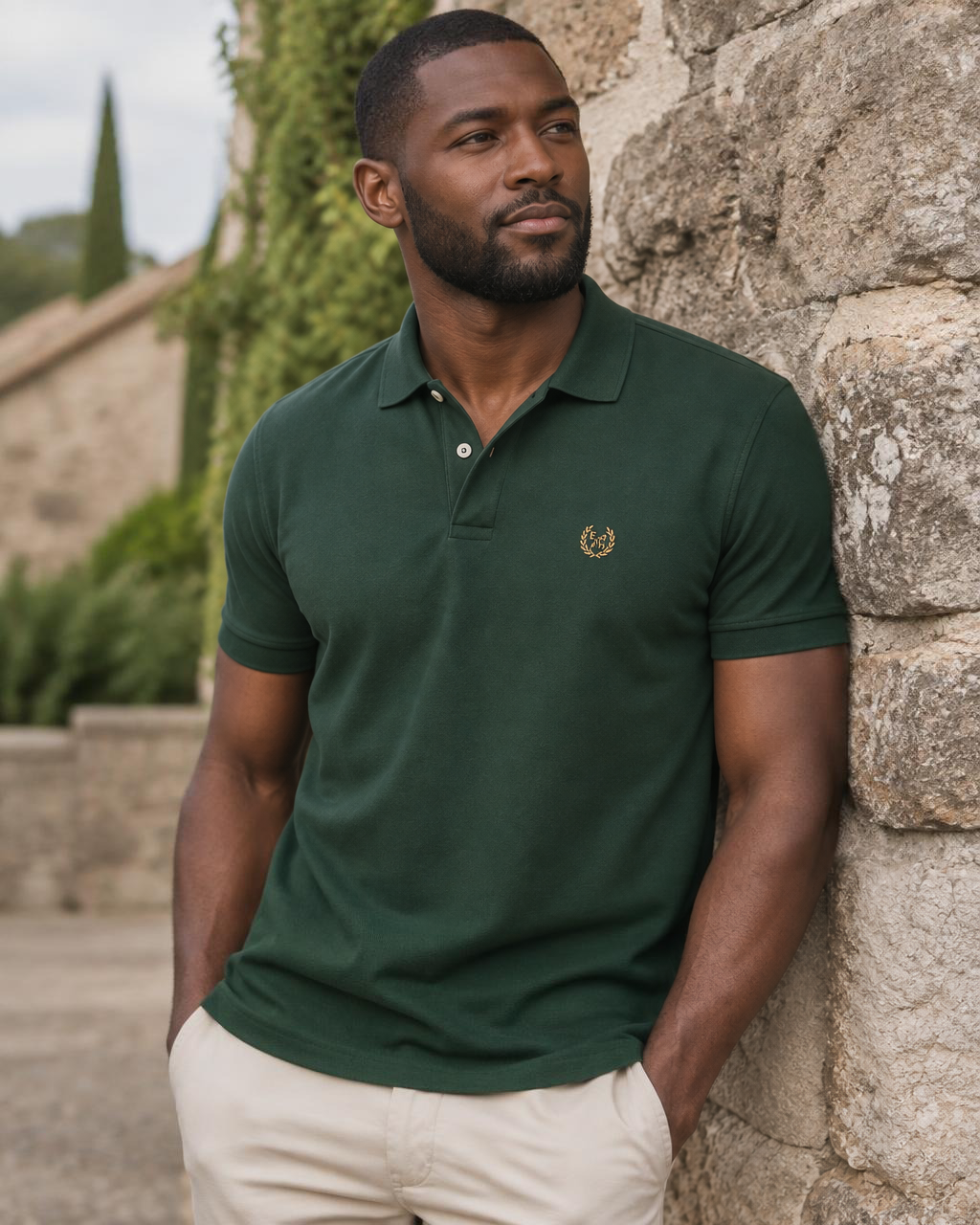 EOH Crest Piqué Polo