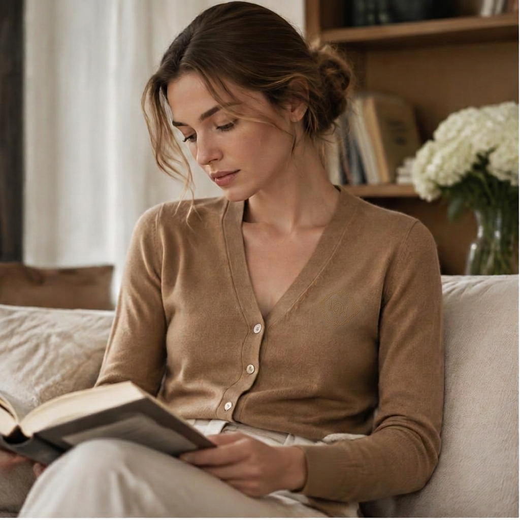 EOH Cashmere V-Neck Cardigan