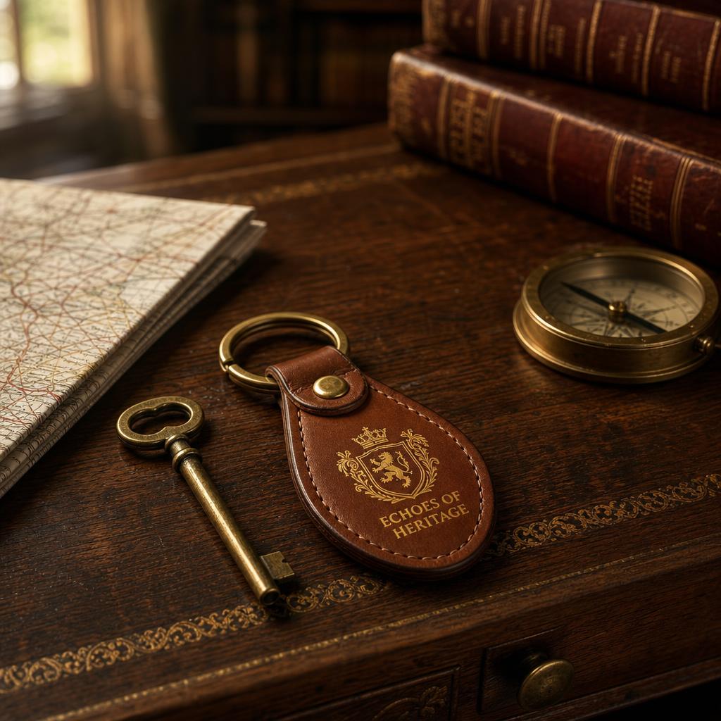 Heritage Leather Keyring
