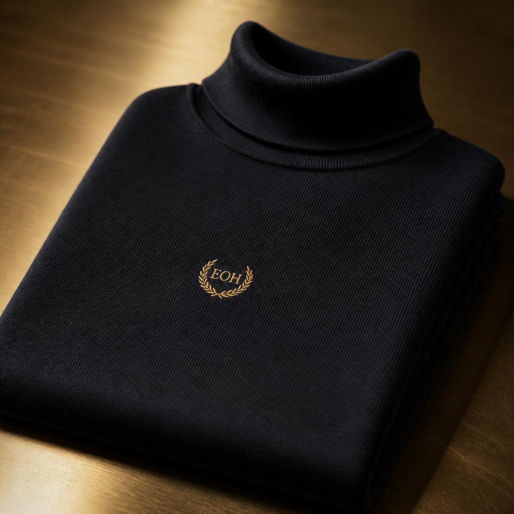 EOH Silk-Cashmere Turtleneck