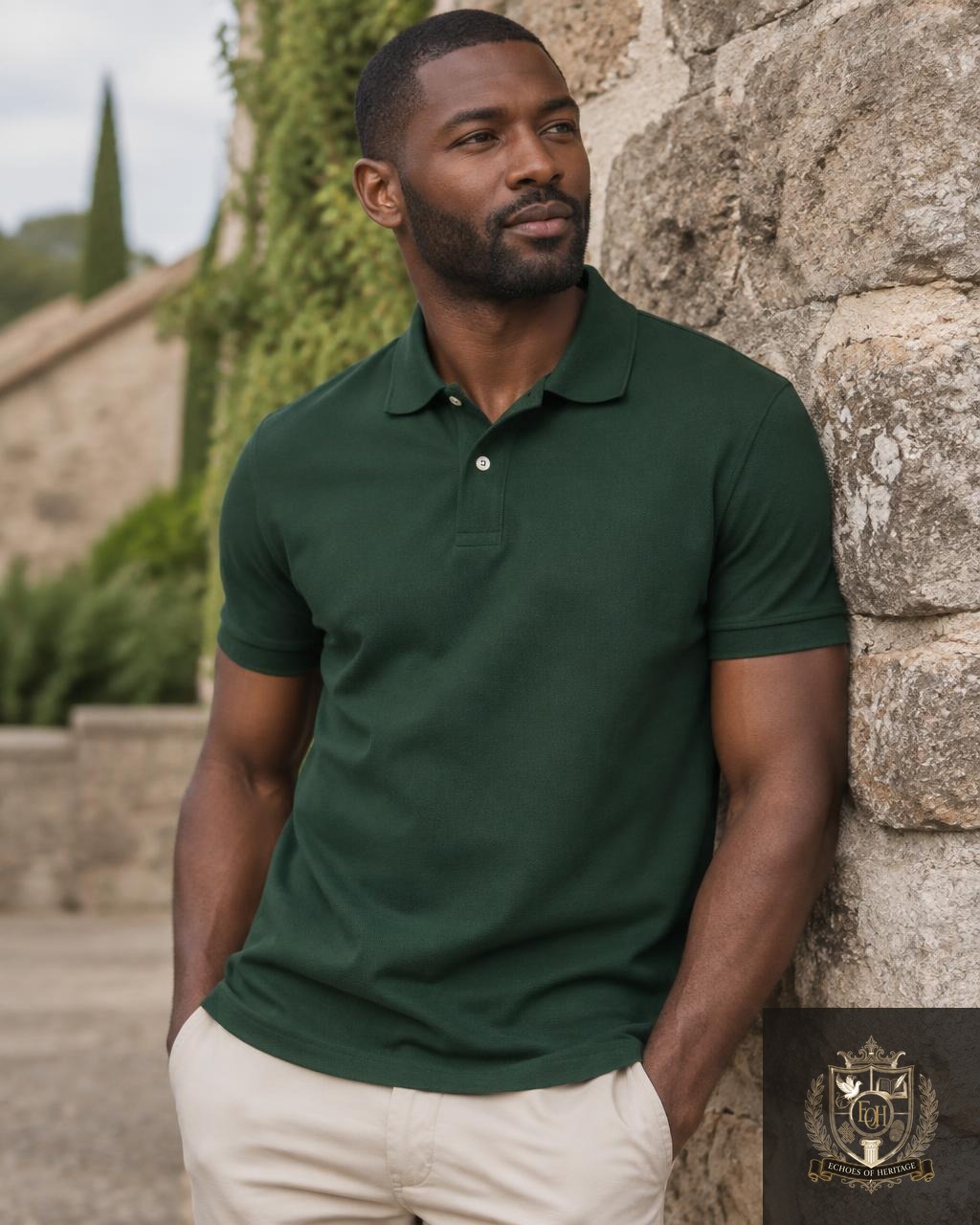 EOH Crest Piqué Polo