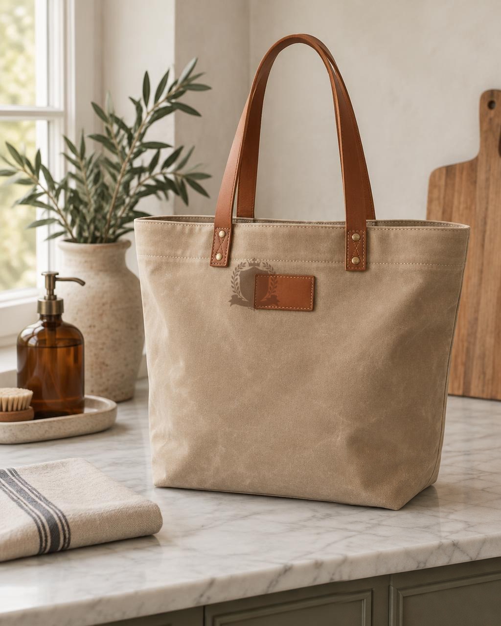 Archivist Waxed Canvas Tote