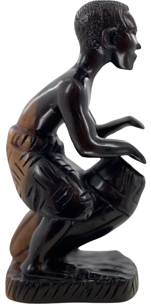 Kpanlogo Drummer Sculpture - Image 3